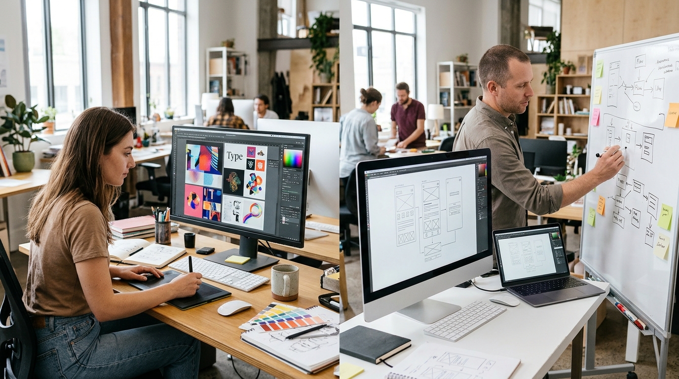 Featured image for "Graphic Designer vs. UX Designer Salary: Full Pay Comparison"