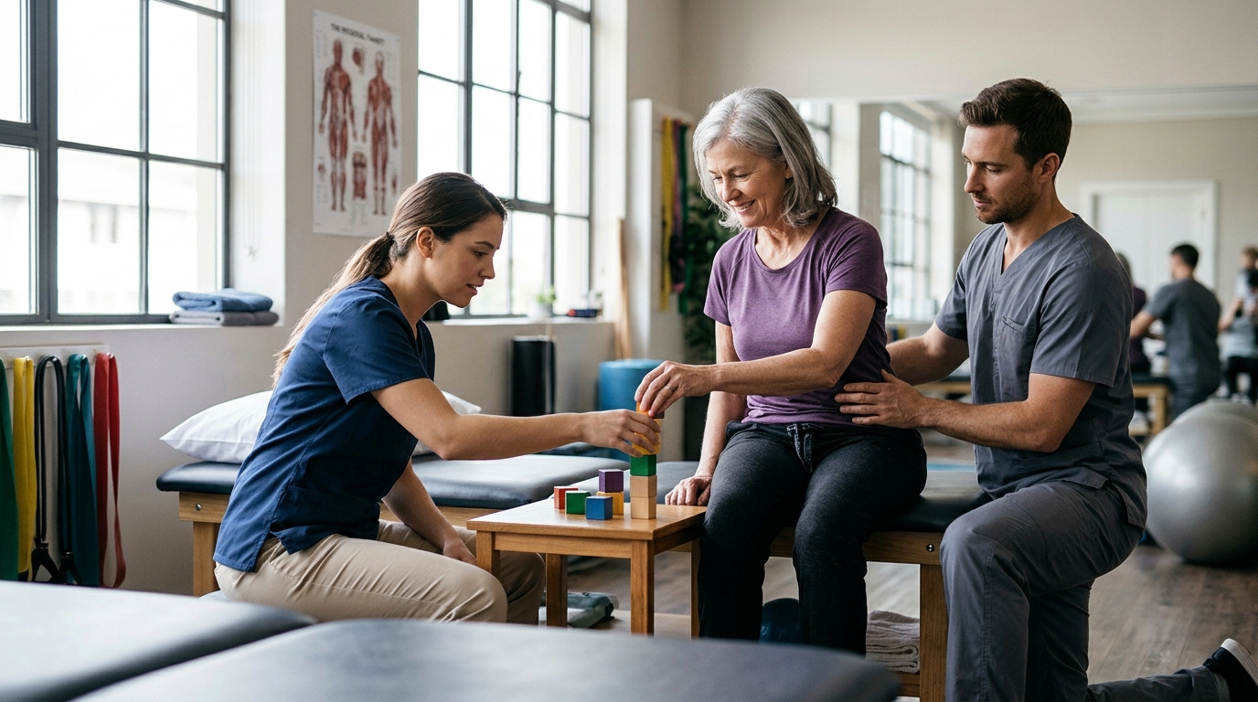 Featured image for "Occupational Therapist vs. Physical Therapist: Which Career Path Fits You?"